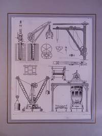 G. Heck. Technik, Mechanik. 8 Tafeln / Stahlstiche unter Passepartout nach Motiven nach G. Heck, gestochen von E. Krausse, Winkles et Lehmann, Henry Winkles und Feldweg