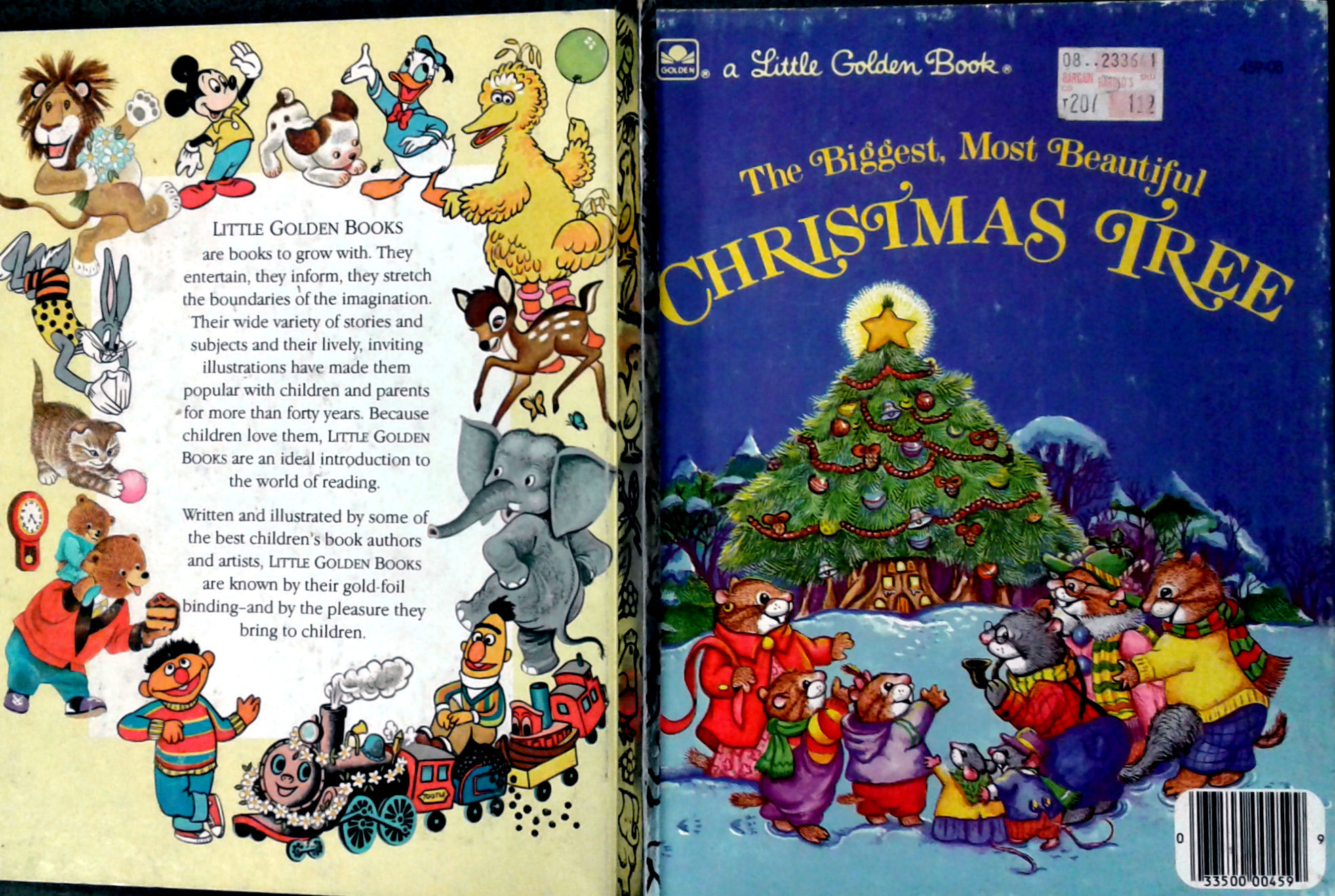 A Little Golden Book The Biggest, Most Beautiful CHRISTMAS TREE by
