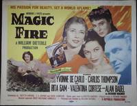 Magic Fire Lobby Title Card 1955 Yvonne De Carlo, Carlos Thompson