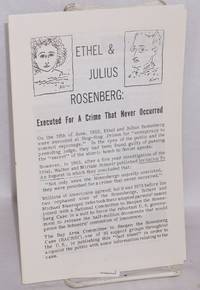 image of Ethel and Julius Rosenberg: executed for a crime that never occurred