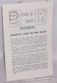 Ethel and Julius Rosenberg: executed for a crime that never occurred