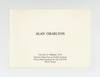 Exhibition card: Alan Charlton (opens 21 February 1974)