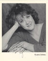Bust-length photograph of the noted American singer, actress, and dancer signed in full and inscribed "To two wonderful music lovers - George & Vivian All the Best! Karen Ziemba