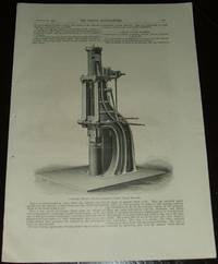 New Nasmyth, Wilson Patent Steam Hammer 1887 Article with Engraving