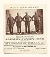 Wait and Hear!! Black Prince's Alabama Comedy Four Singing "My Dream of the U.S.A.