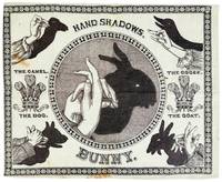 Hand Shadows [Pictorial Handkerchief]