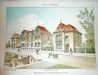 Arbeiter-Wuhnungen: Einzelhauser fur eine Familie und Doppelhauser fur zwei und vier Familien in farbiger Darstellung; Privat-und Gemeindebauten. [Private and Community Buildings]. Serie IV