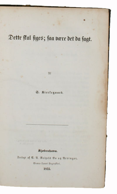 Øieblikket. Nr. 1-9. (Medindbundet:) Hvad Christus dømmer om officiel Christendom. (+) Dette skal siges; saa være det da sagt. (+) Guds Uforanderlighed. En tale. (photo 3)