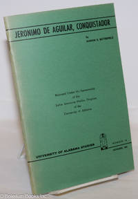 cover of Jeronimo de Aguilar, Conquistador. Reissued Under the Sponsorship of the Latin American Studies Program of the University of Alabama