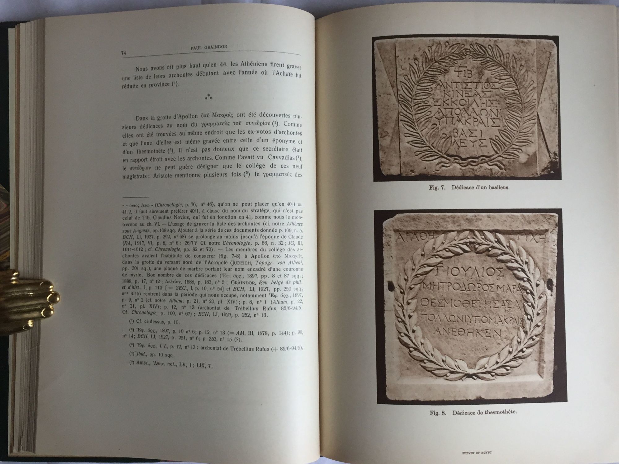 Athenes De Tibere A Trajan By Graindor Paul From Meretseger Books Sku M0902a Athenes De Tibere A Trajan By Graindor Paul From Meretseger Books Sku M0902a