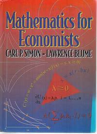 Mathematics For Economists