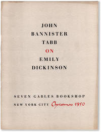 John Bannister Tabb on Emily Dickinson