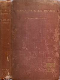 cover of Early Printed Books