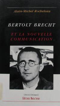 cover of Bertolt Brecht et la nouvelle communication