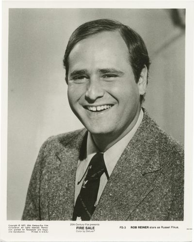 Fire Sale (Two original promotional portrait photographs of Rob Reiner and Sid Caesar from the 1977 film)