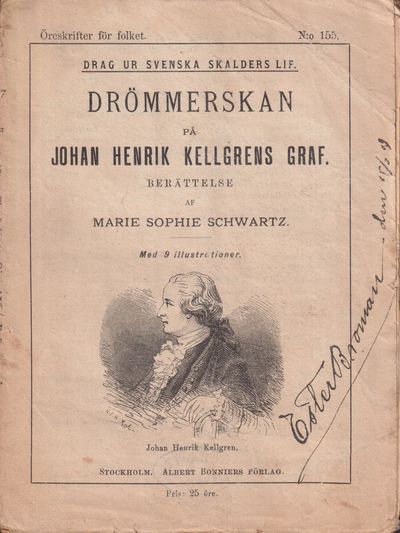 Drömmerskan på Johan Henrik Kjellgrens graf.…