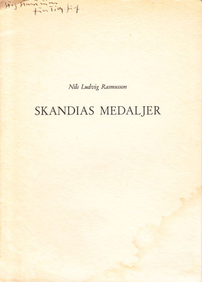 Skandias medaljer. Särtryck ur Oss emellan 1956.