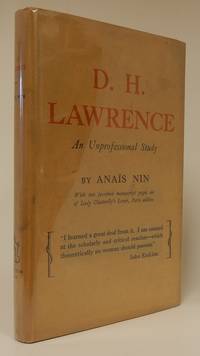 cover of D.H.Lawrence: An Unprofessional Study