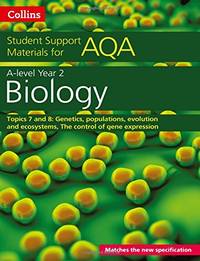 AQA A Level Biology Year 2 Topics 7 and 8: Genetics, populations, evolution and ecosystems, The...