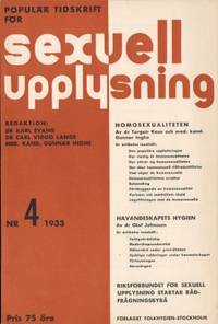 Populär tidskrift för sexuell upplysning. Nr 4…