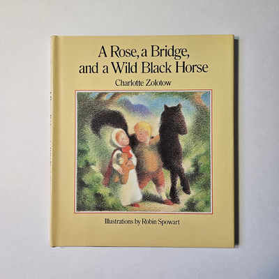Rose, a Bridge, and a Wild Black Horse