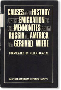 image of Causes and History of the Emigration of the Mennonites from Russia to America