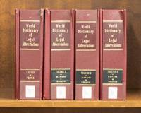 image of World Dictionary of Legal Abbreviations. 4 Vols. through Sept 2019