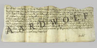 image of 17th Century Latin Indenture Manuscript, Wiserley, Wolsingham Parish, County Durham, England