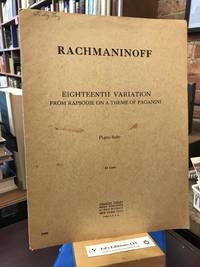 Rachmaninoff: Eighteenth Variation from Rapsodie on a Theme of Paganini - Piano Solo by RACHMANINOFF, S