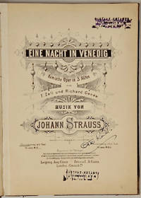 Eine Nacht in Venedig [Piano-vocal score]