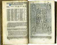 cover of Printed Book of Hours (Use of Rome); in Latin and French, imprint on parchment
