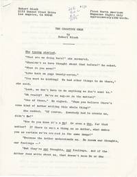 The Creative Urge (Original manuscript for the 1991 short story)