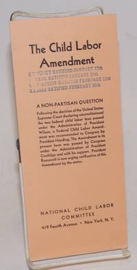 image of The Child Labor Amendment