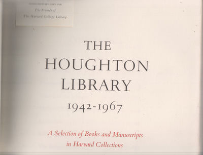 The Houghton Library 1942-1967.