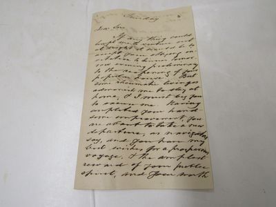 Two-page letter from Winston Seaton Williams to J.C. and Henry Willard dated Thursday [1850]