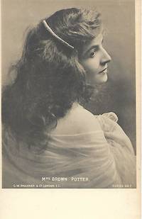 image of Edwardian Era Stage Actress, Miss Brown POTTER on 1910s Real Photo Postcard (RPPC)