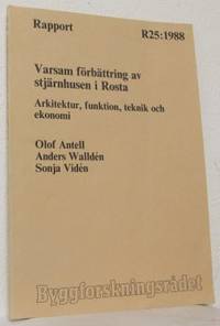 Varsam förbättring av stjärnhusen i Rosta.…