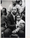 JOHN LEWIS with INFANT SON [ca. 1977] Photo