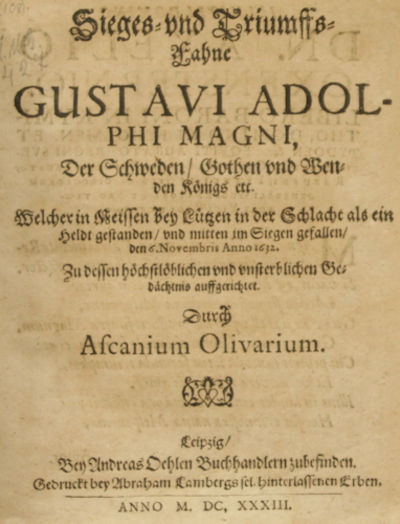 Sieges- und Triumffsfahne Gustavi Adolphi Magni,…