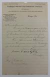 [Letter, Signed, from Booker T. Washington to Professor C.E. Norton]