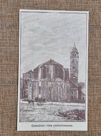 Molfetta nell'800 La Cattedrale vista posteriormente Bari Puglia