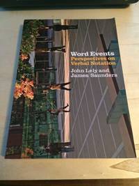 cover of Word Events: Perspectives on Verbal Notation