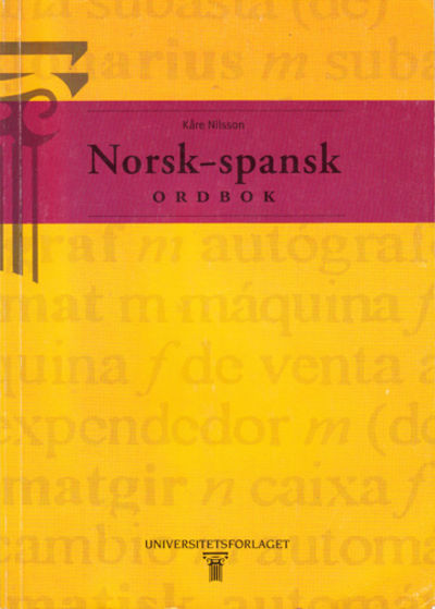 Norsk-spansk ordbok.