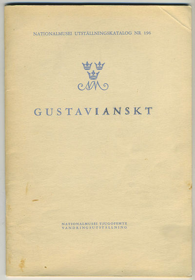 Gustavianskt. Nationalmusei tjugofemte…