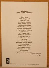 image of Spirit of the Crusades. BROADSIDE 8.2x11.8 inches.