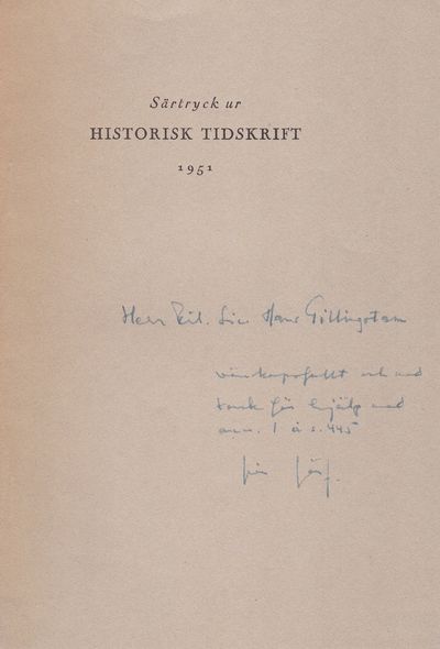 Senmedeltida genealogi och historia. Särtryck ur…
