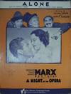 A Night at the Opera Sheet Music 1935 The Marx Brothers