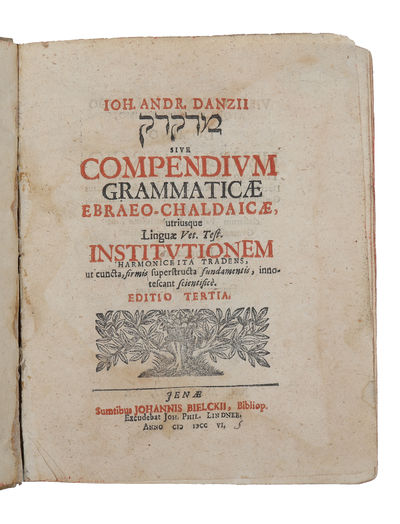 sive compendium grammaticae Ebraeo-Chaldaicae ...…