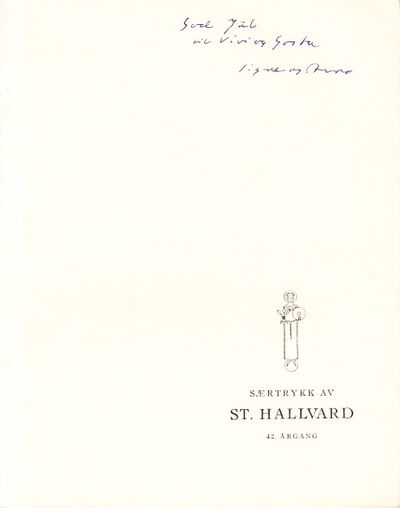 Byens gamle vestkant. Särtryck ur St. Hallvard.…