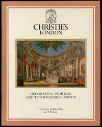 Christie's London: Decorative, Sporting and Topographical Prints: Thursday 18 July 1985